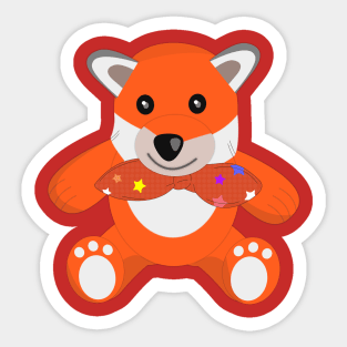 The Puppies of the Magic Forest - Gino il Volpino Sticker